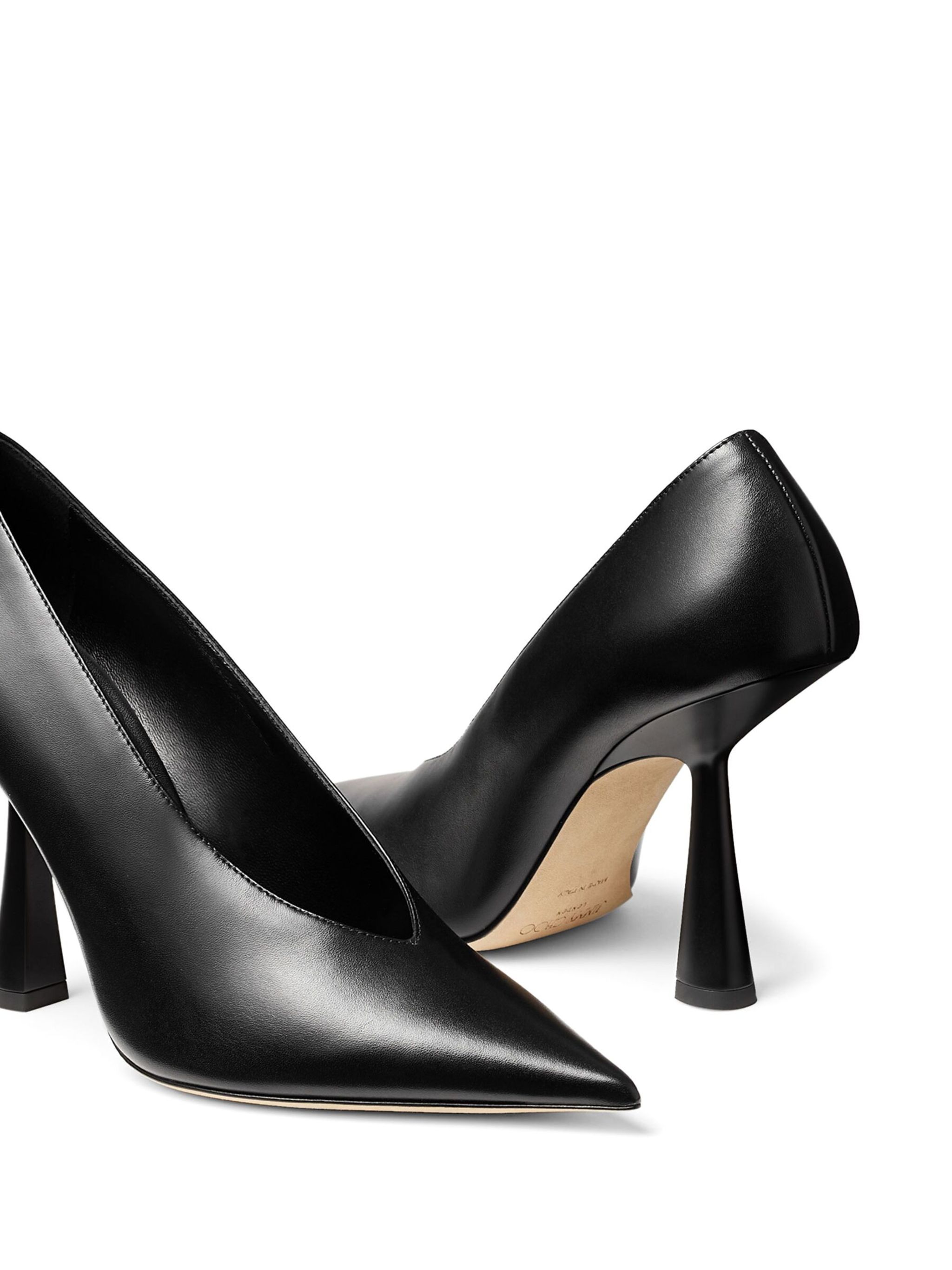 Maryanne 100mm leather pumps