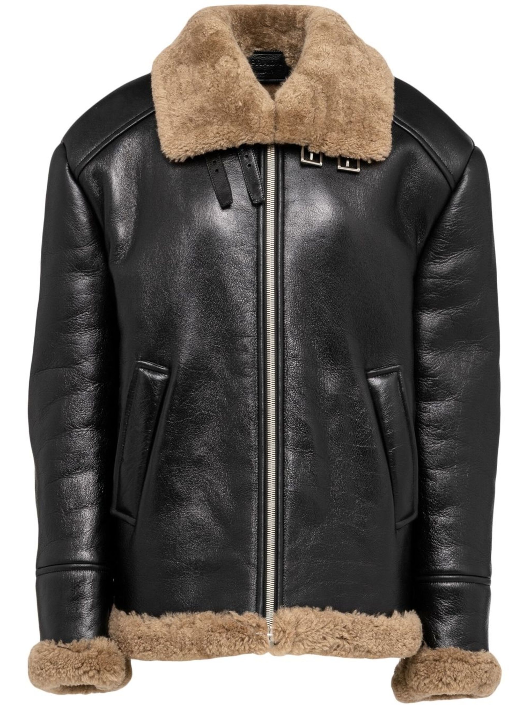 oversized shearling jacket