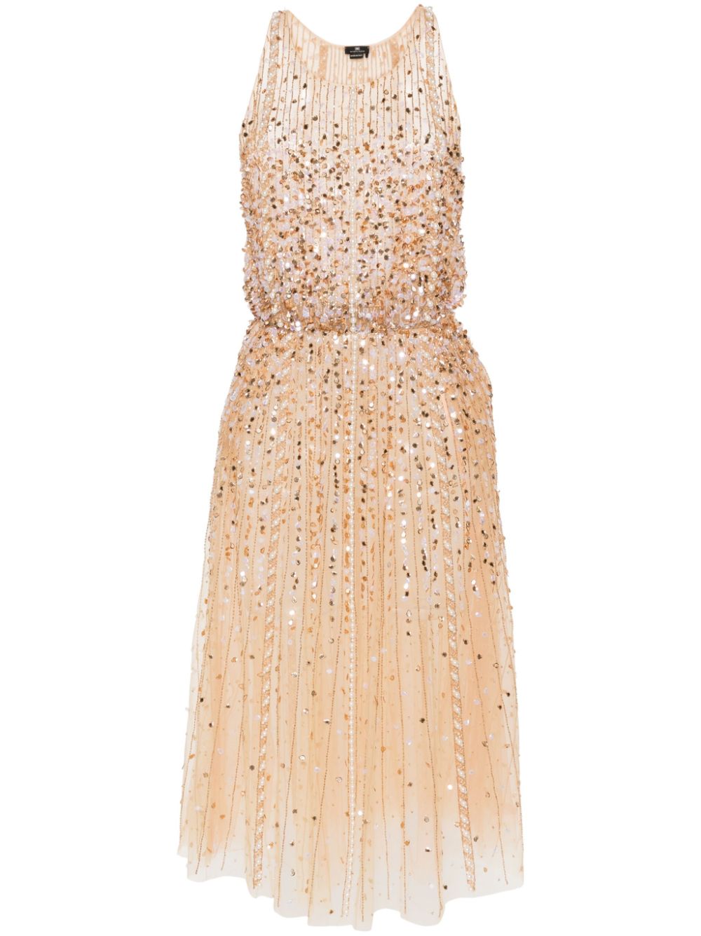 sequin-embellished midi dress