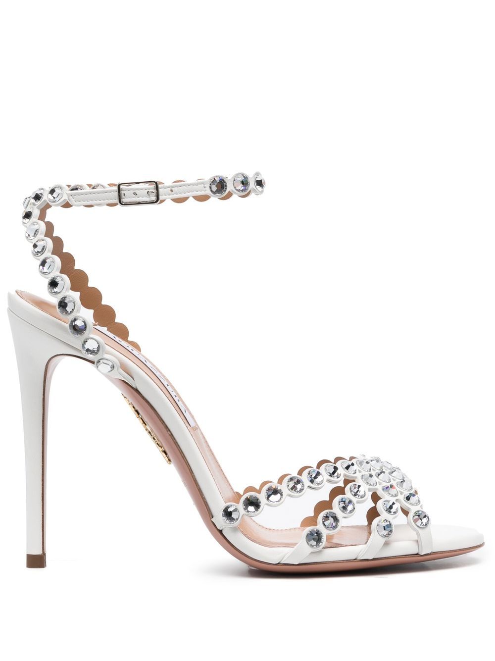 Tequila crystal-embellished 115mm sandals