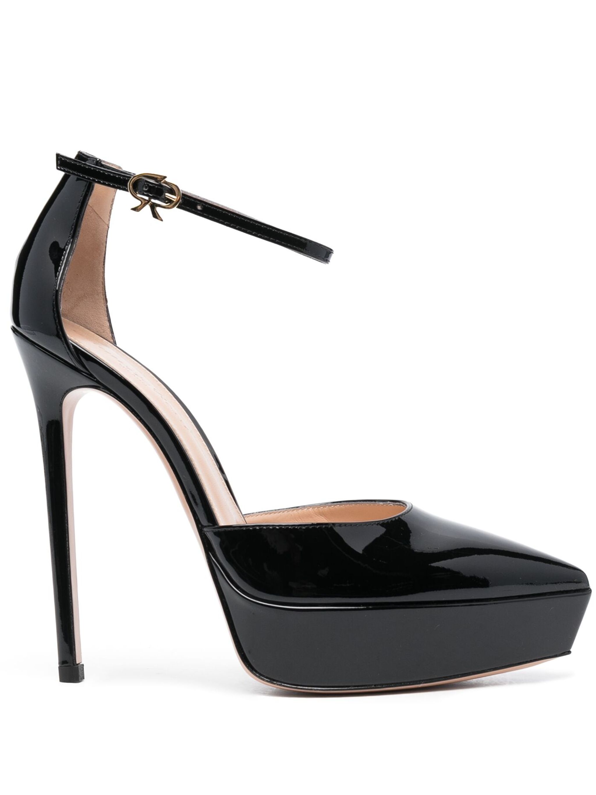 Kasia 105mm patent-leather pumps