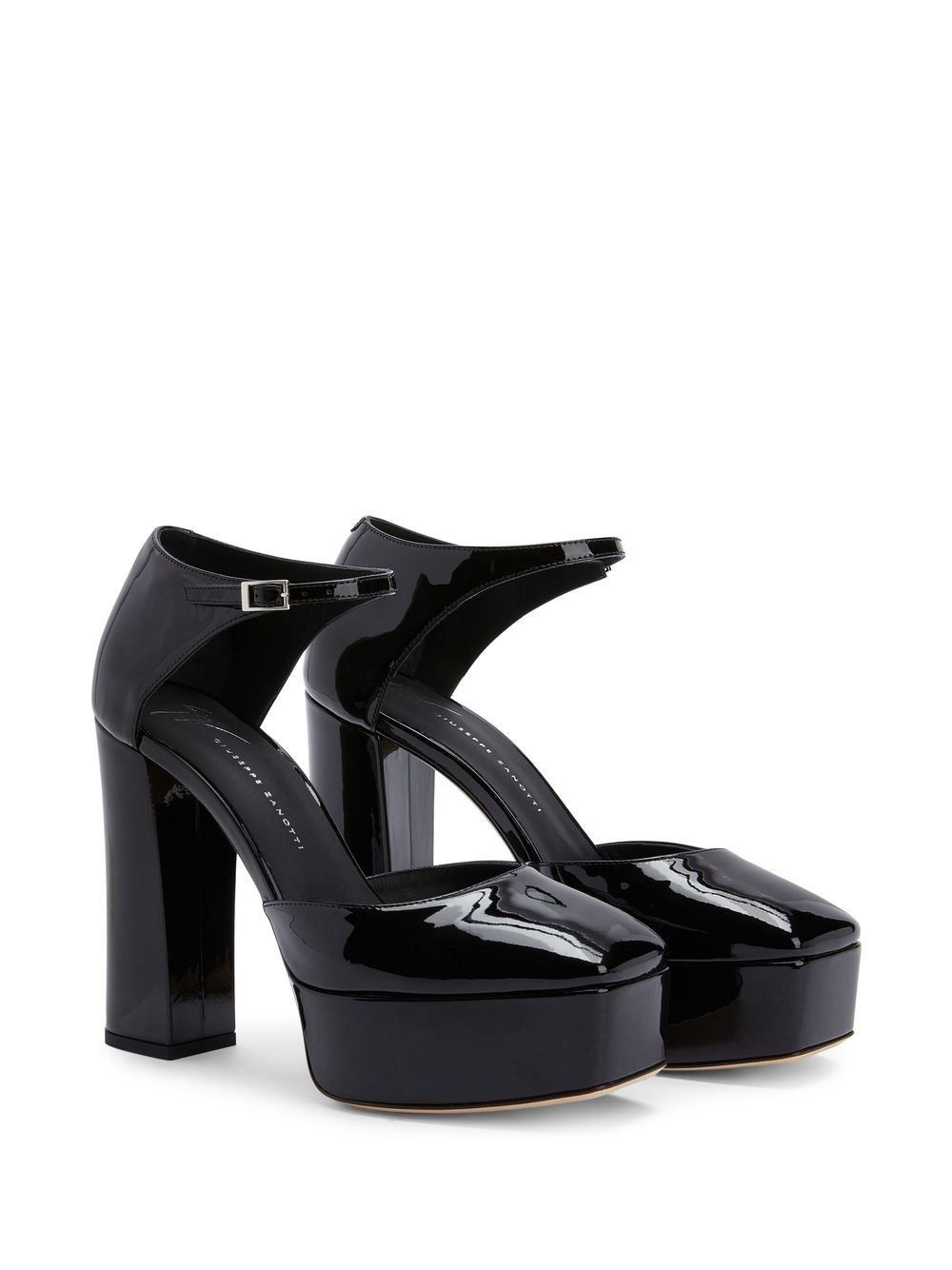 Bebe patent platform pumps