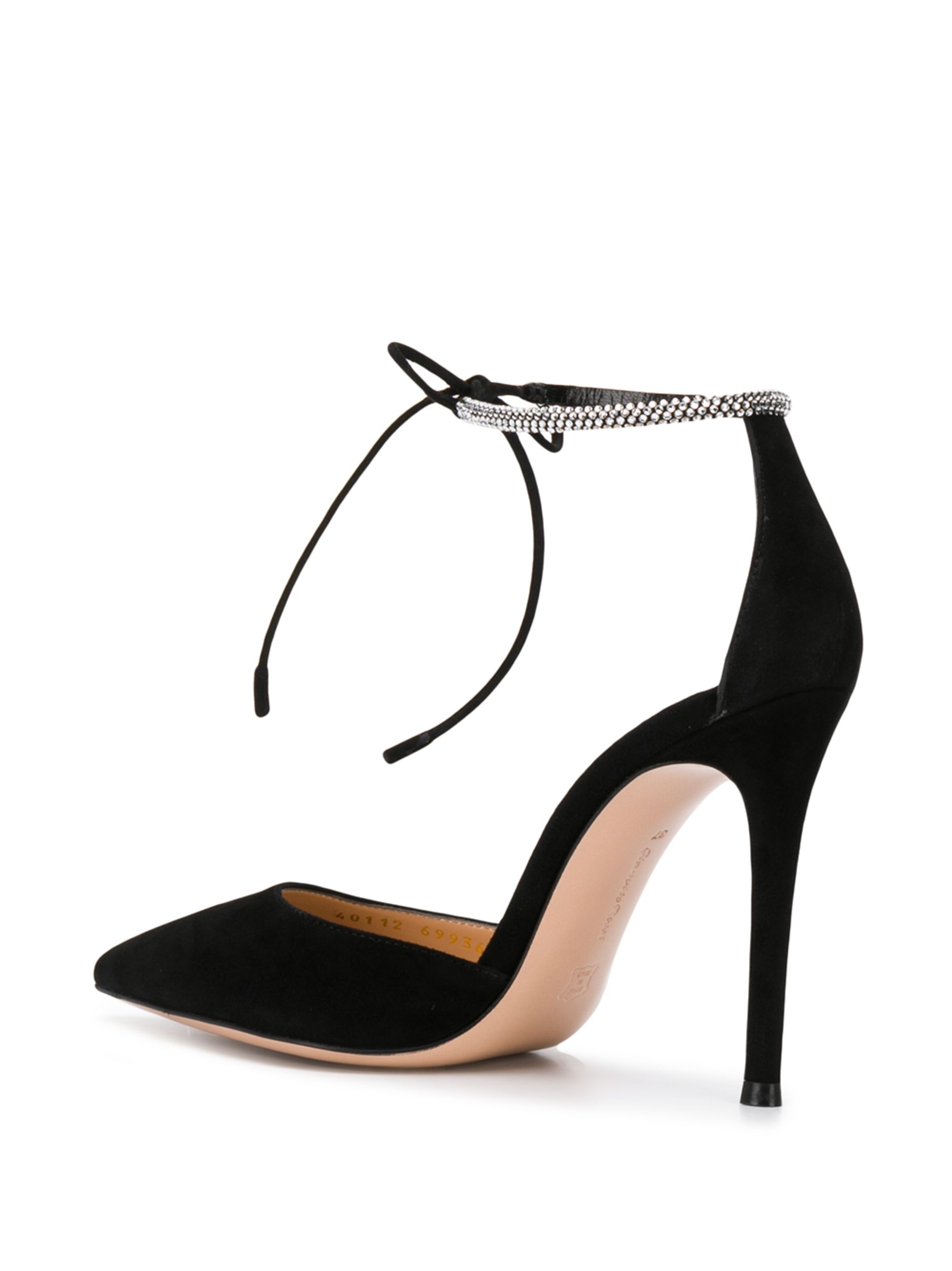 Montecarlo D'Orsay 105mm suede pumps