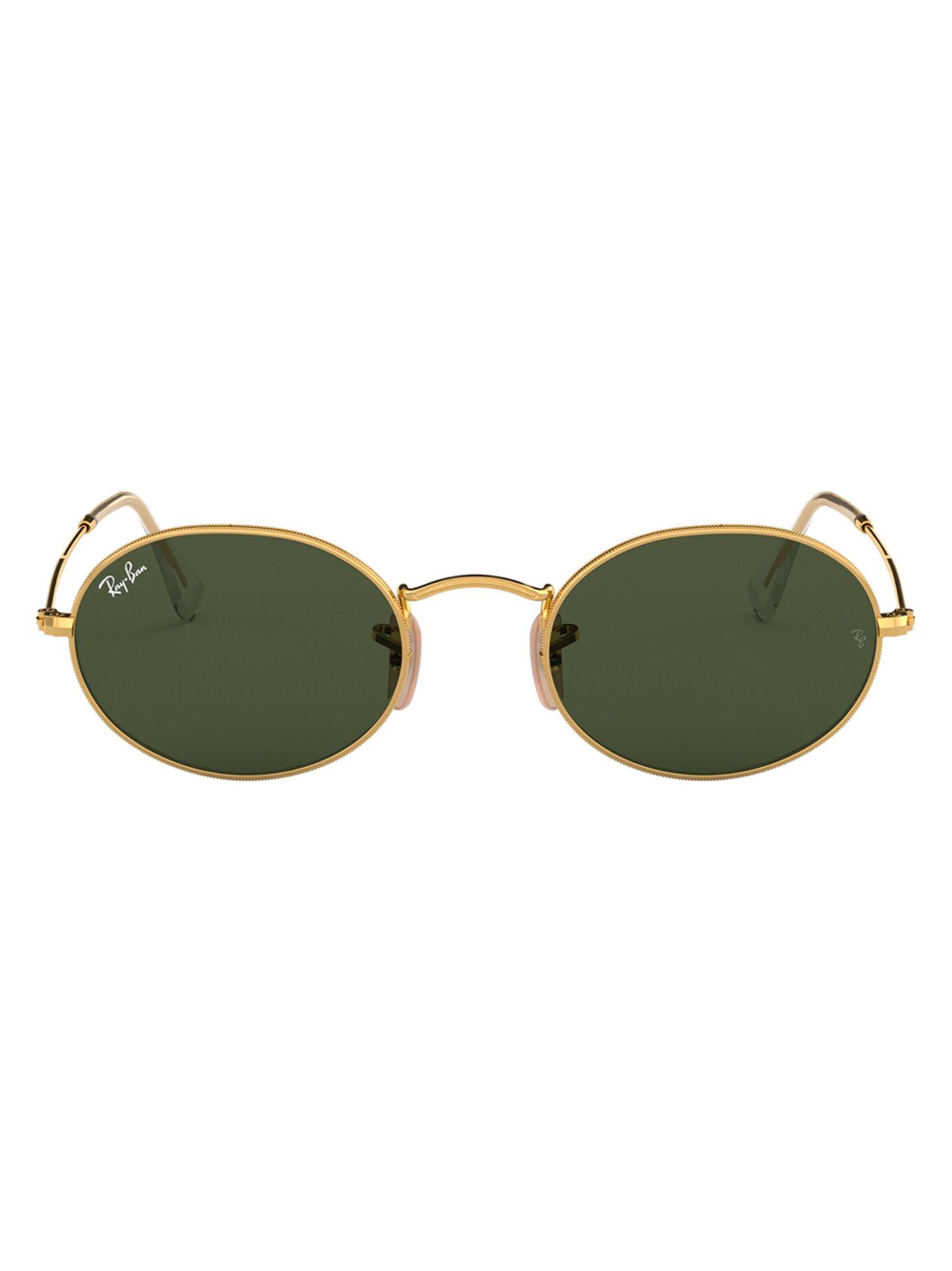 oval-frame sunglasses