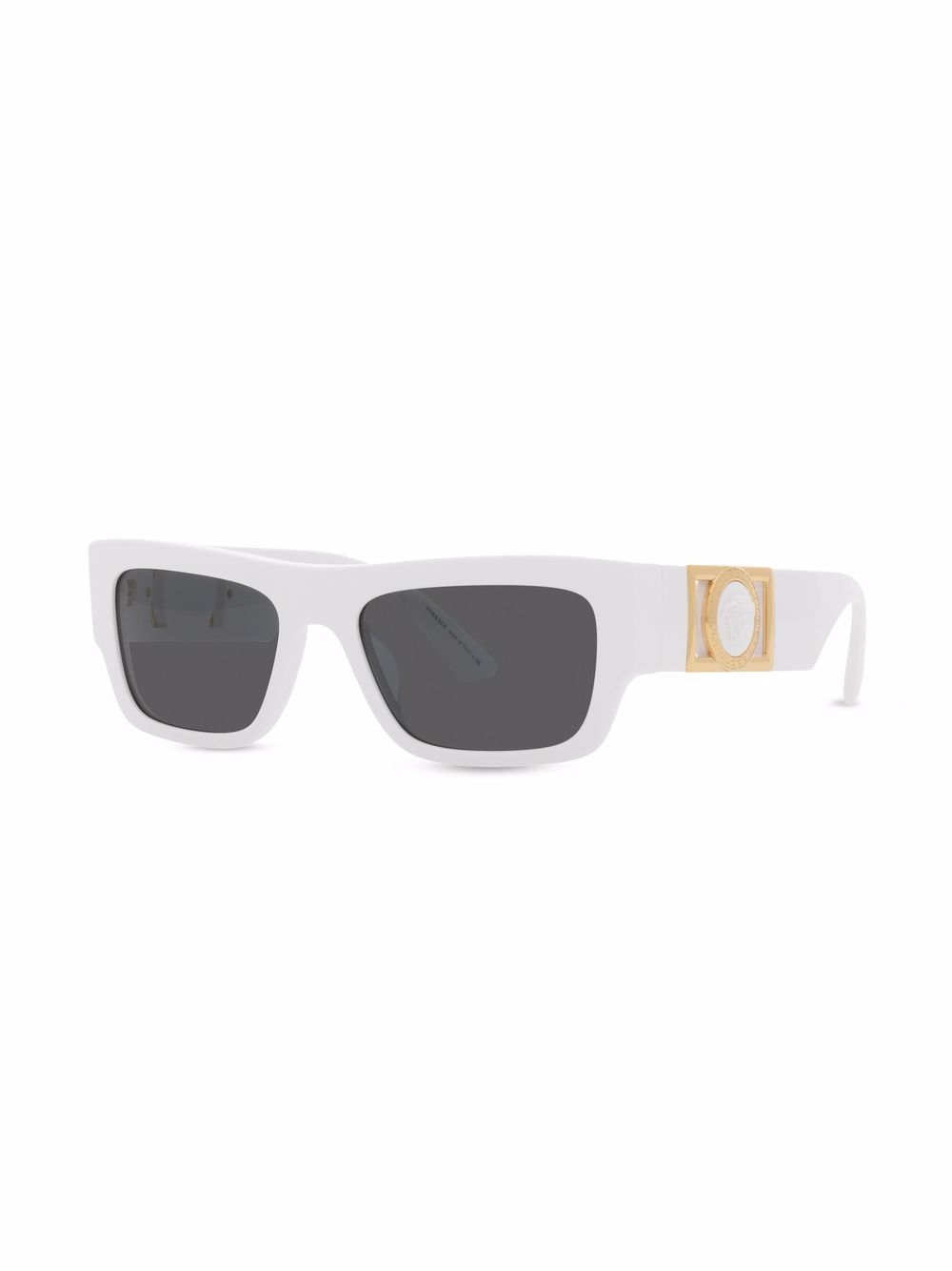 logo-plaque rectangular sunglasses