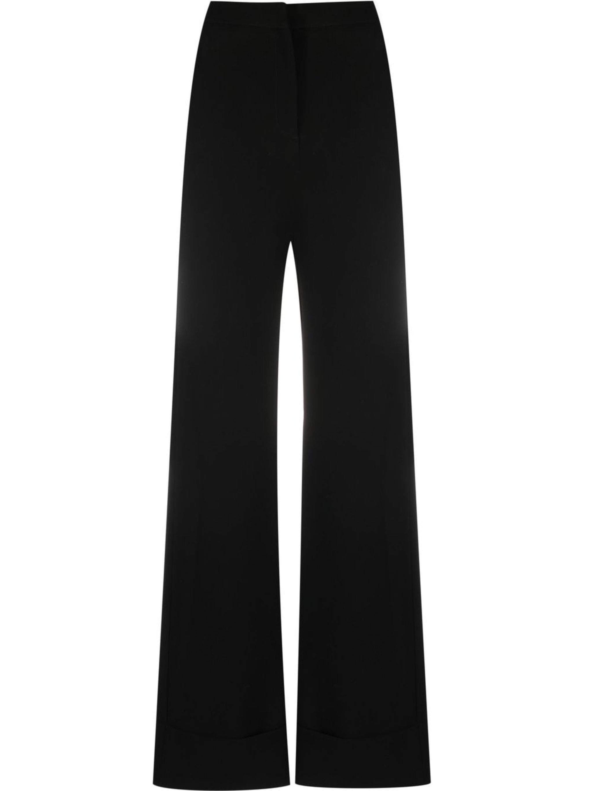 wide-leg high-waisted trousers