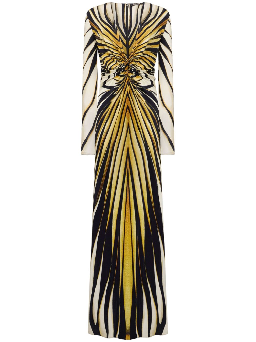 Ray of Gold print maxi dress