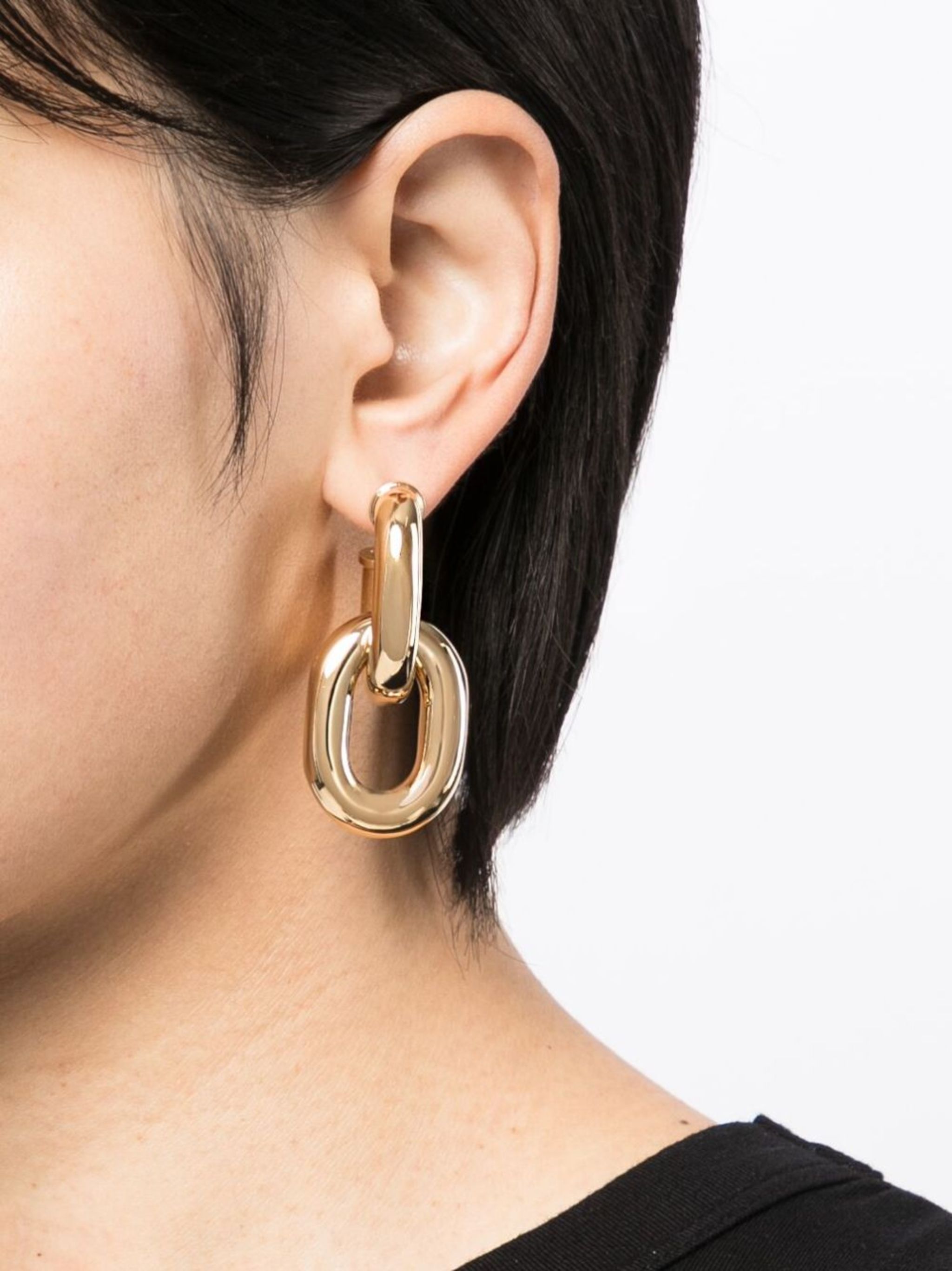 chain link earrings