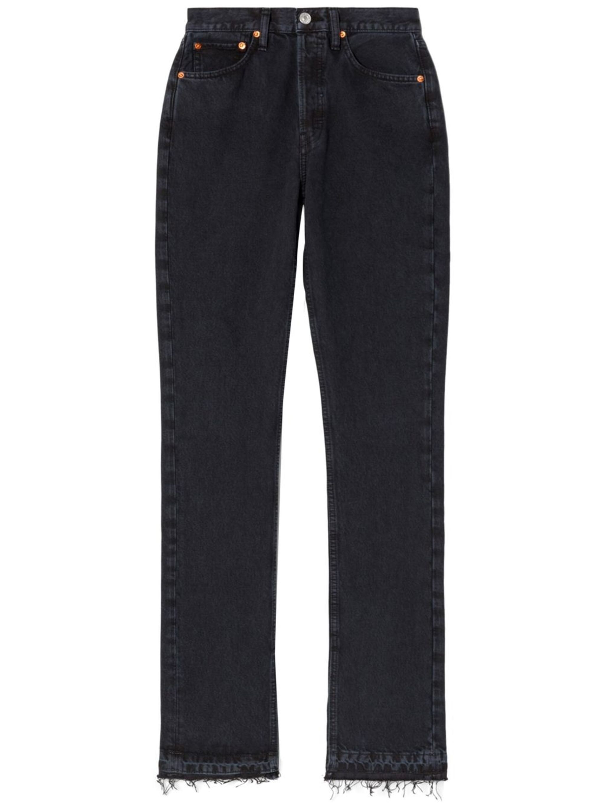 skinny-cut boot trousers