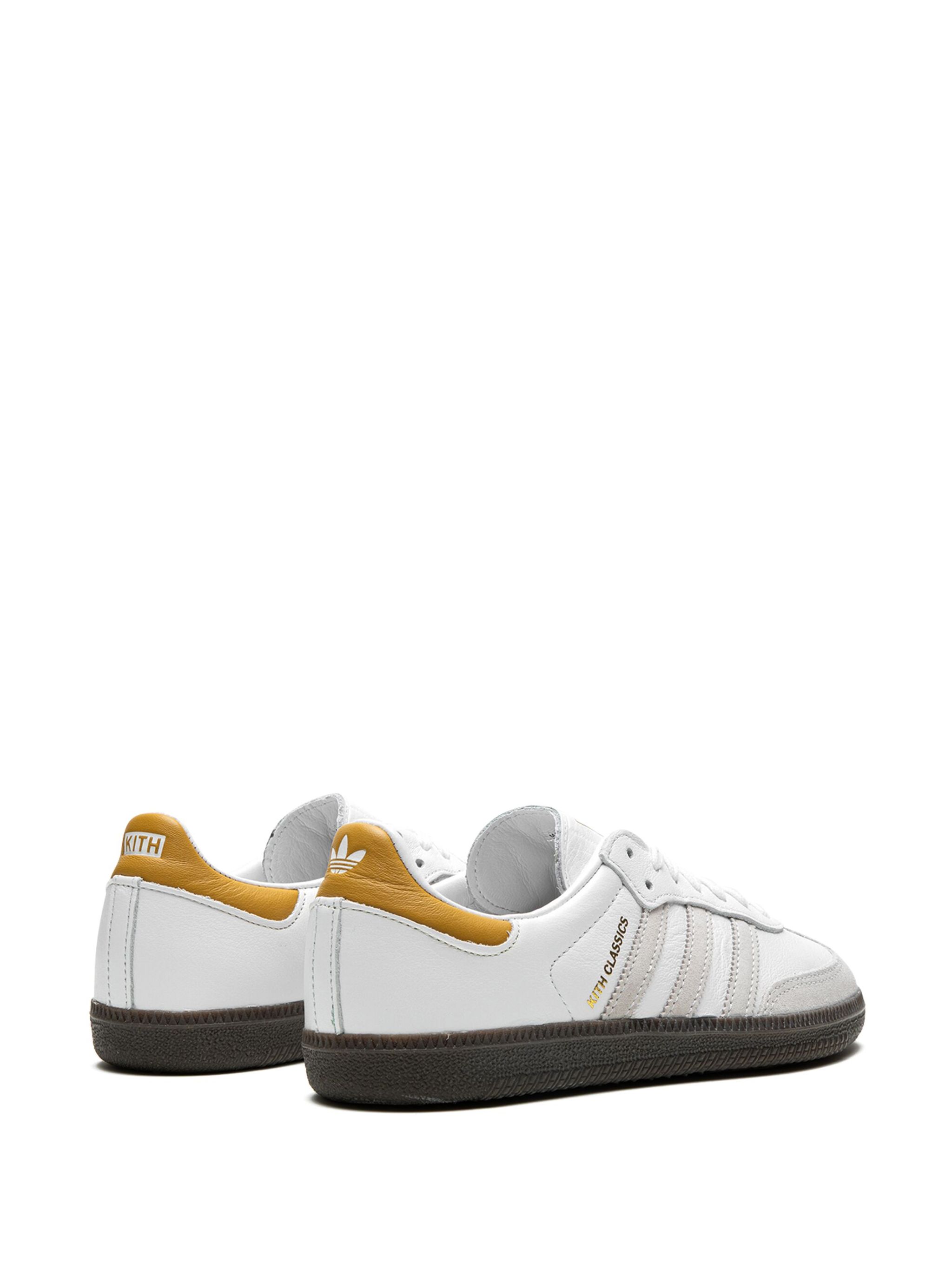 x Kith Samba “White/Grey/Gold” sneakers