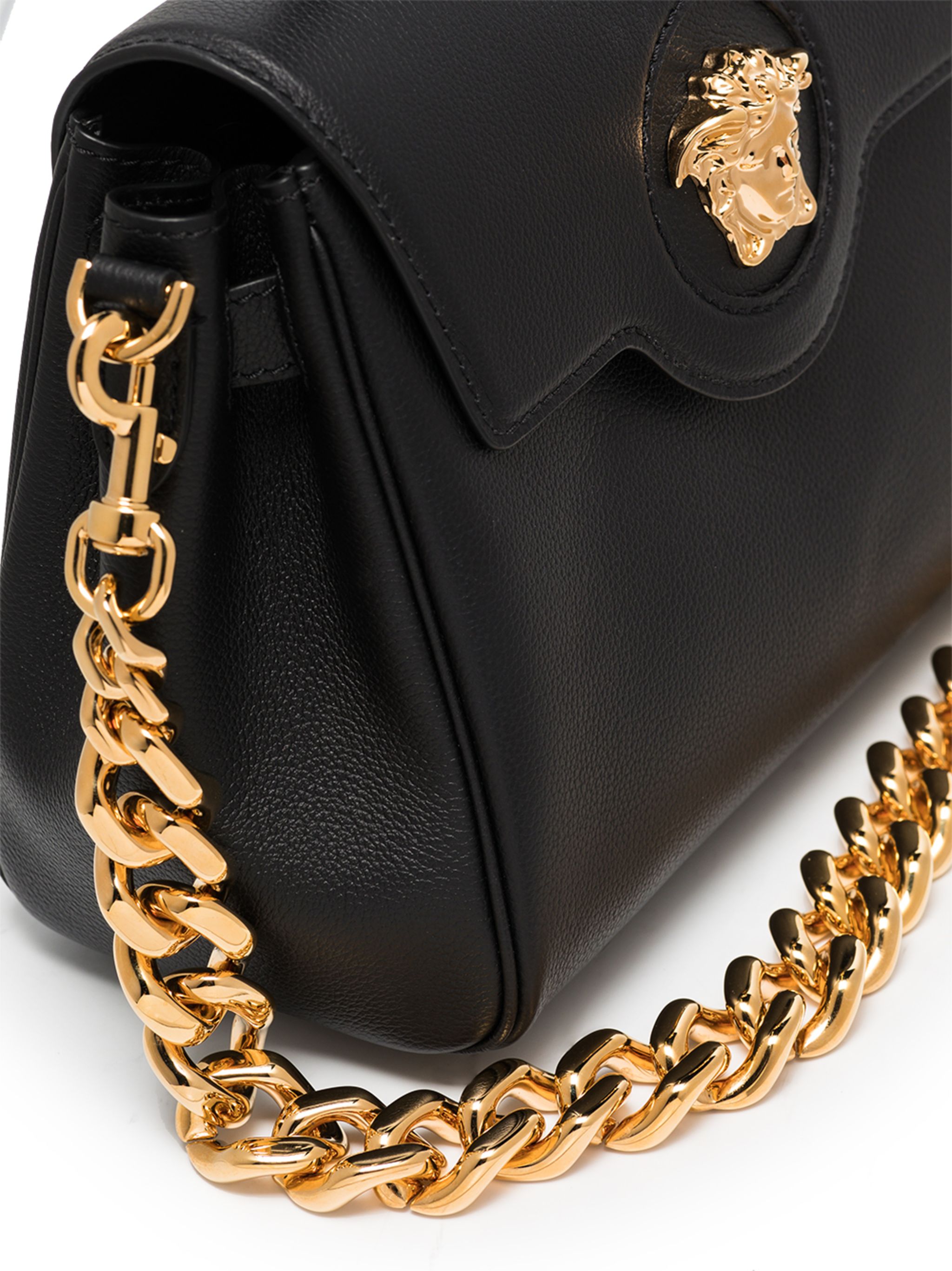 La Medusa leather hand bag