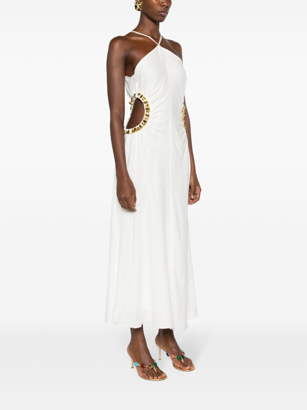 Silvia cut-out maxi dress