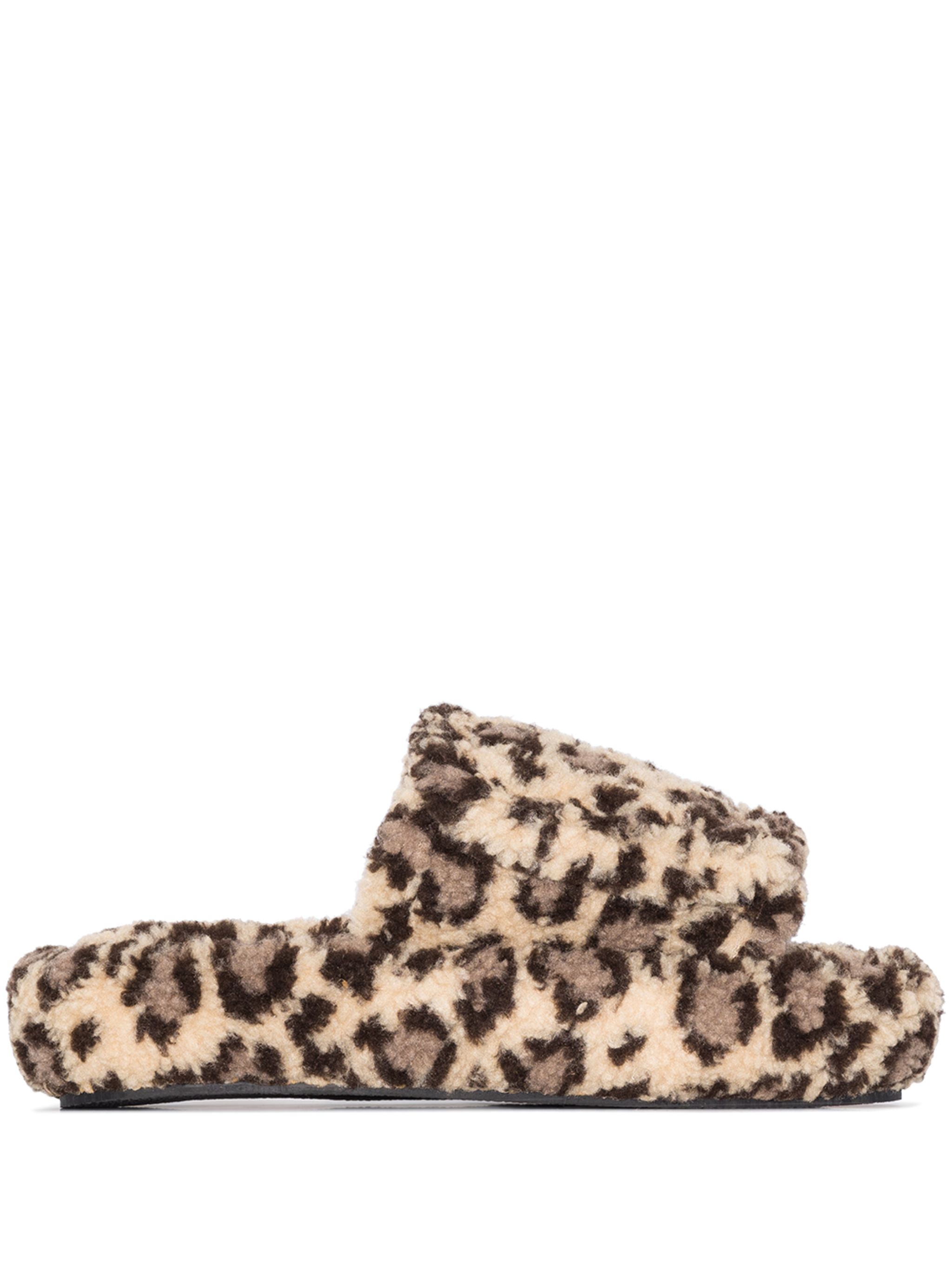 leopard print slippers