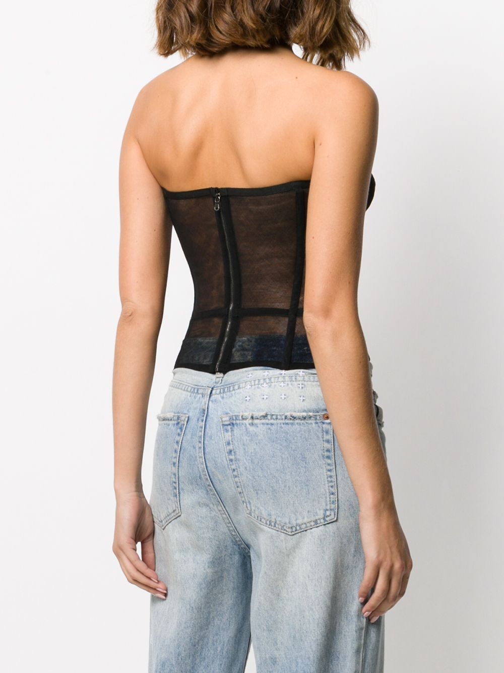 tulle bustier top