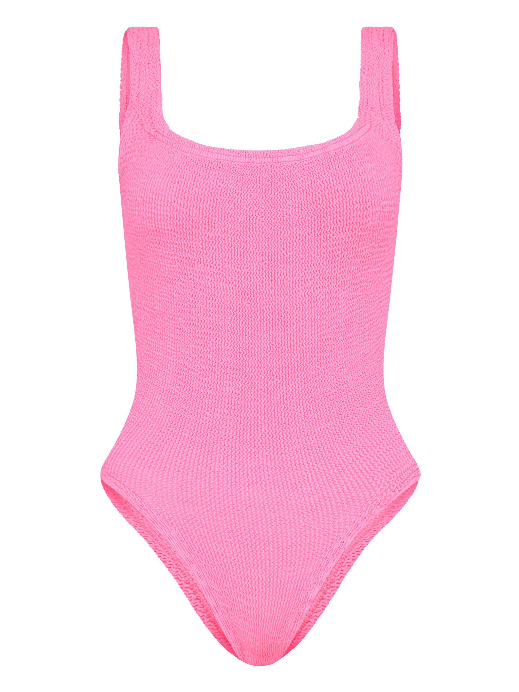 ruched scoop-back swimsuit