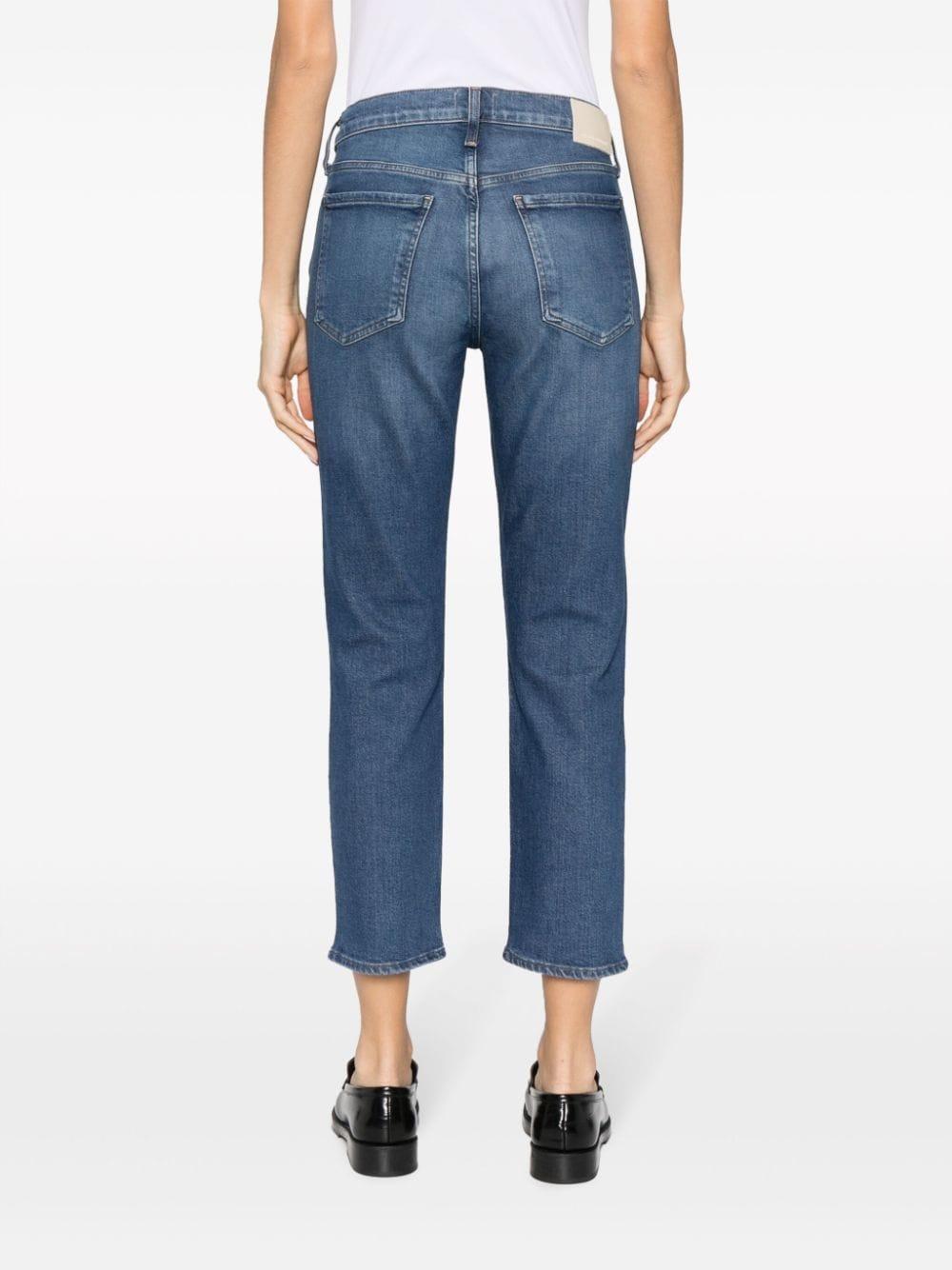 slim-cut cropped-leg jeans