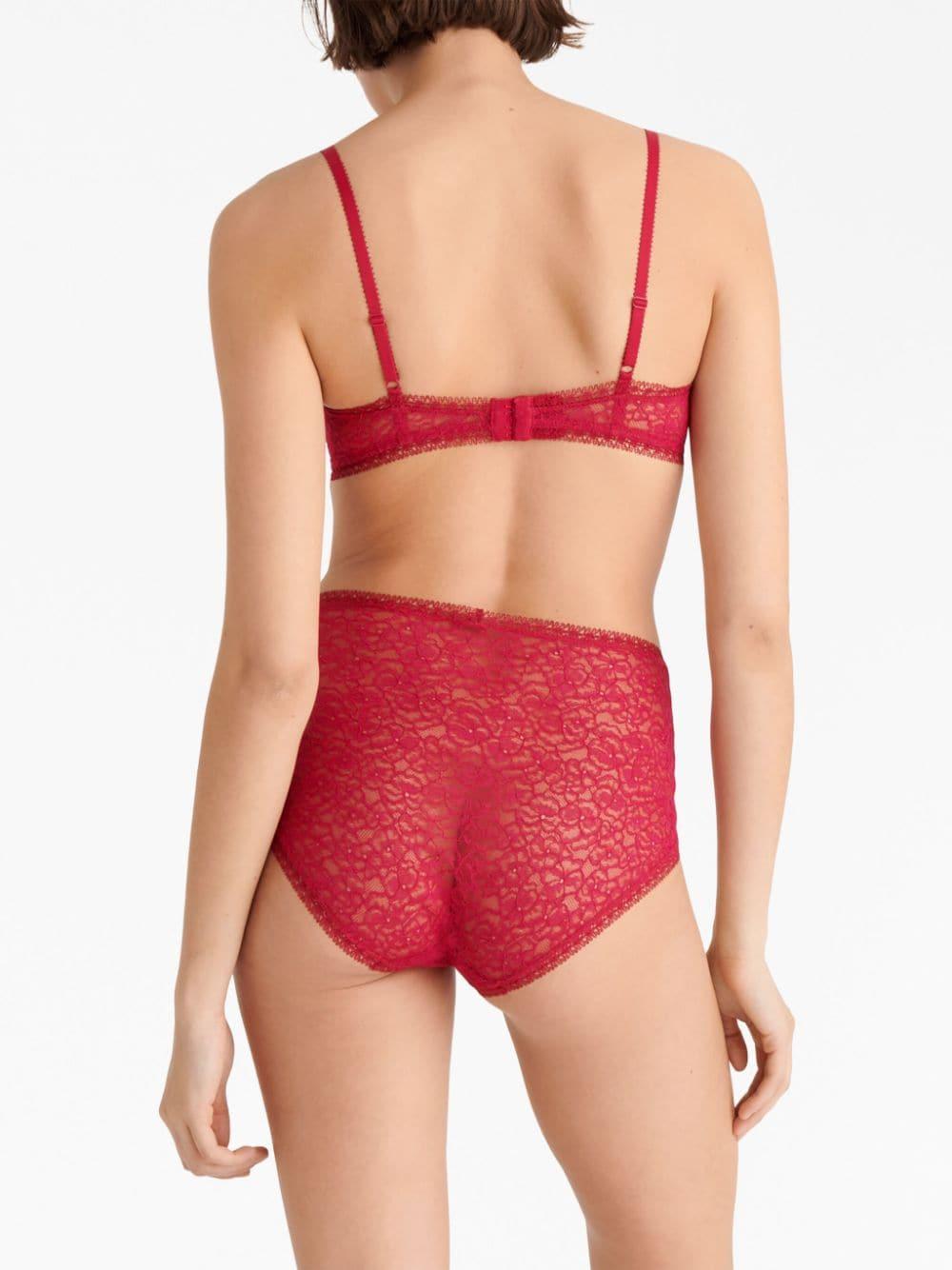 Perfume high-waisted lace briefs