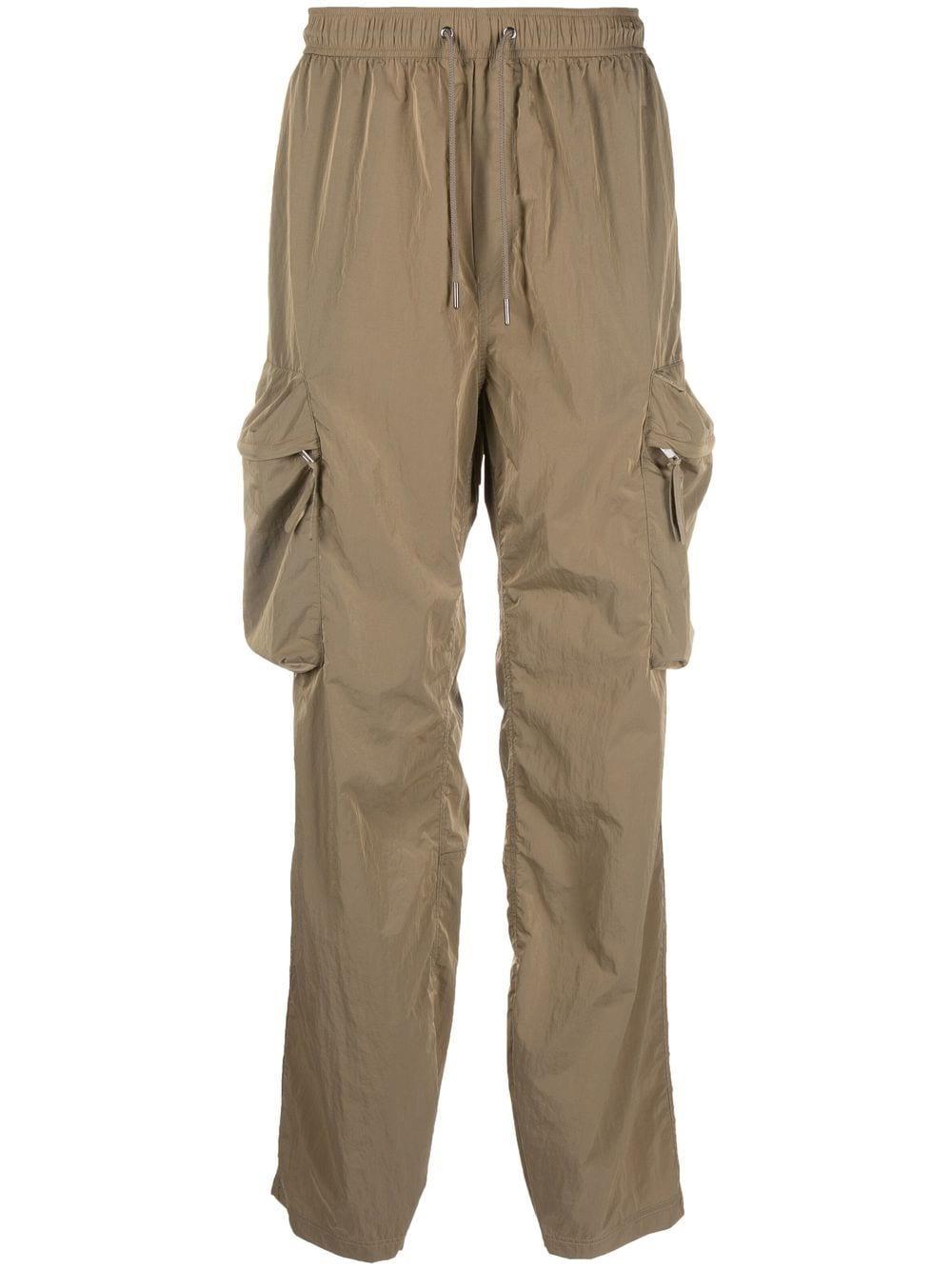 drawstring shell trousers