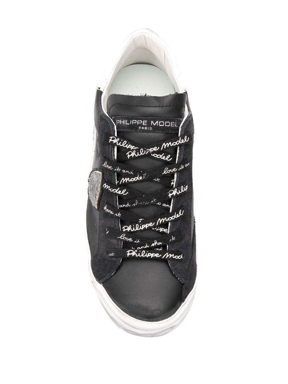 Prsx Low Sneakers In Black Leather