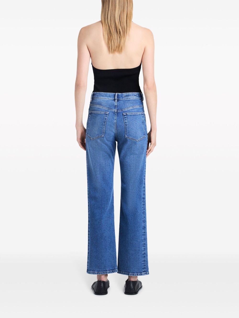 Jasper straight-leg cropped jeans