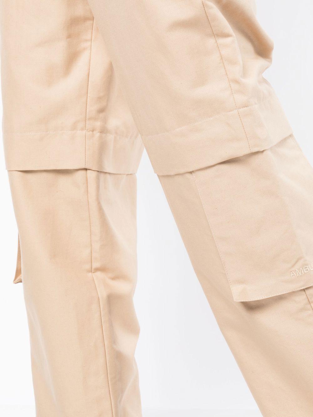 Worker straight-leg cargo trousers