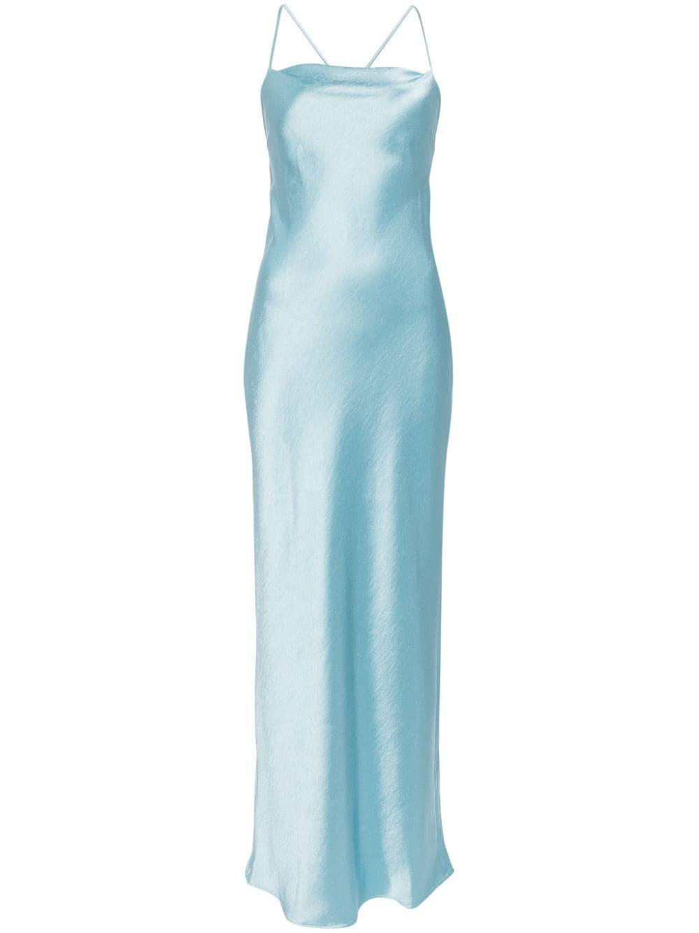 The Dreamer satin-finish dress