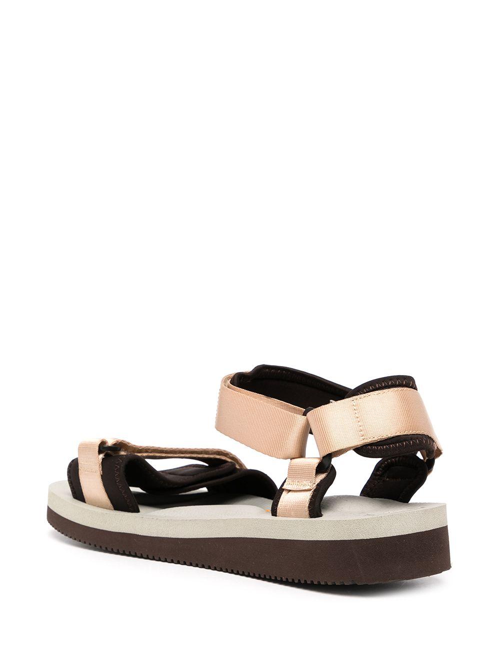 Cel-V touch-strap sandals