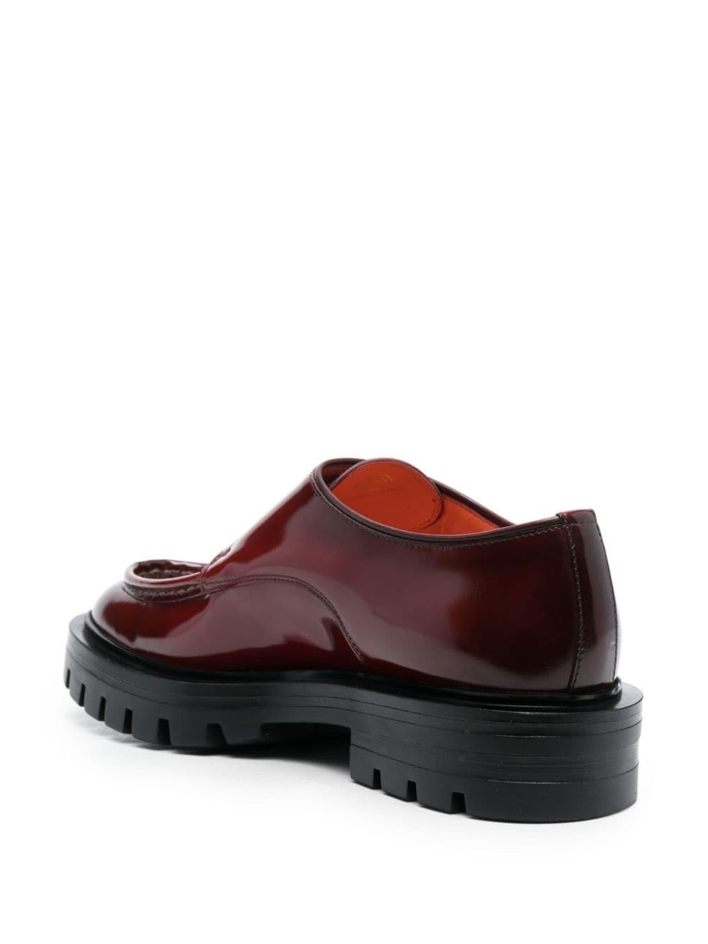 chunky leather loafers