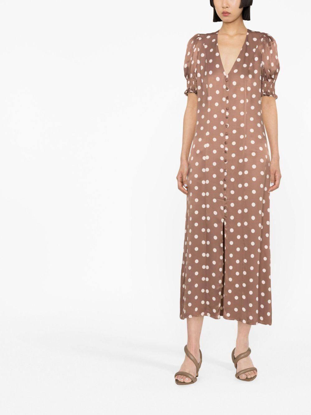 Bella polka-dot dress