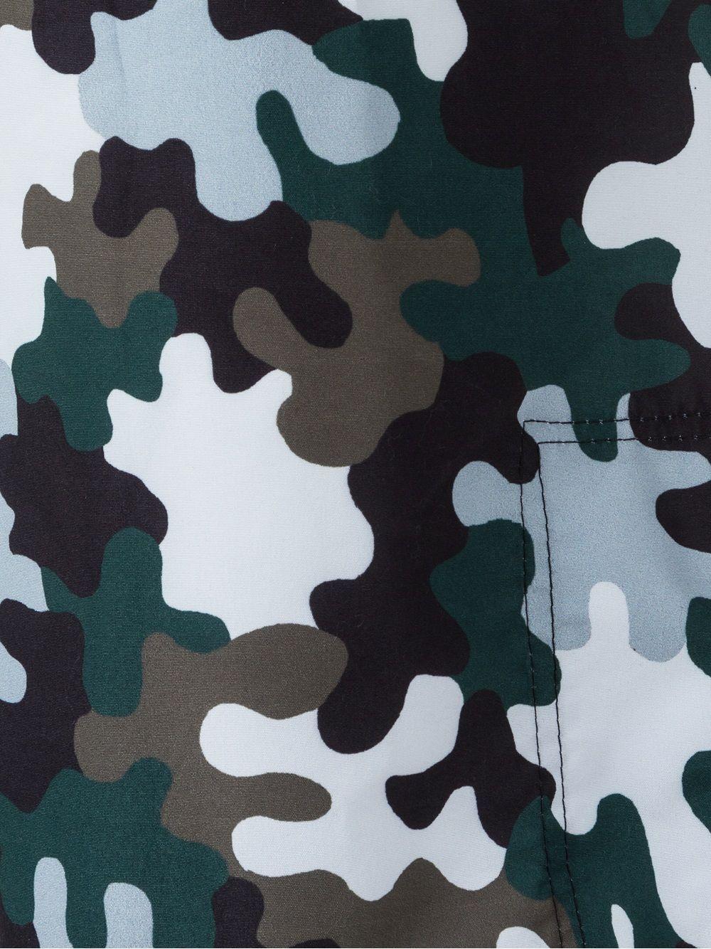 camouflage print swim shorts