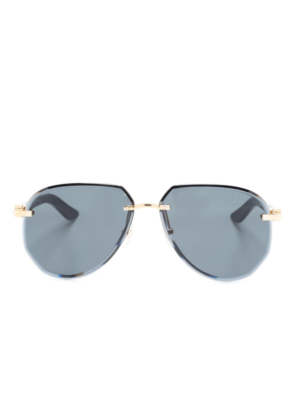 C Decor pilot-frame sunglasses