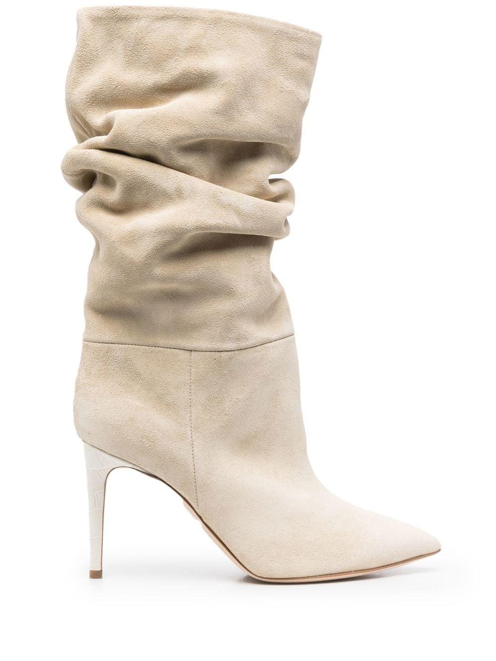 slouchy 85mm ankle boots