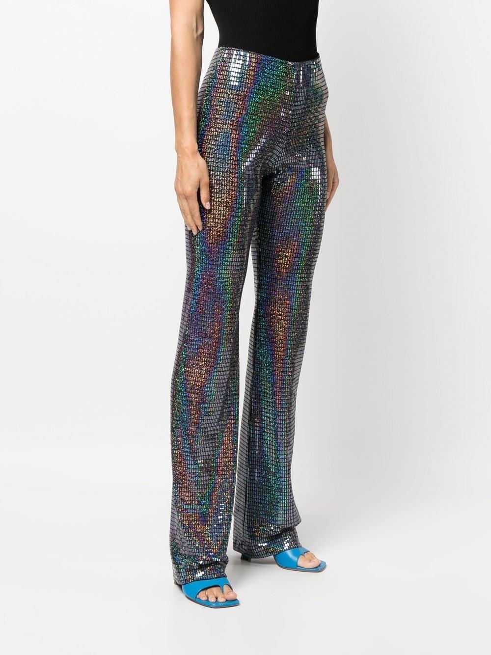 high-waisted trousers