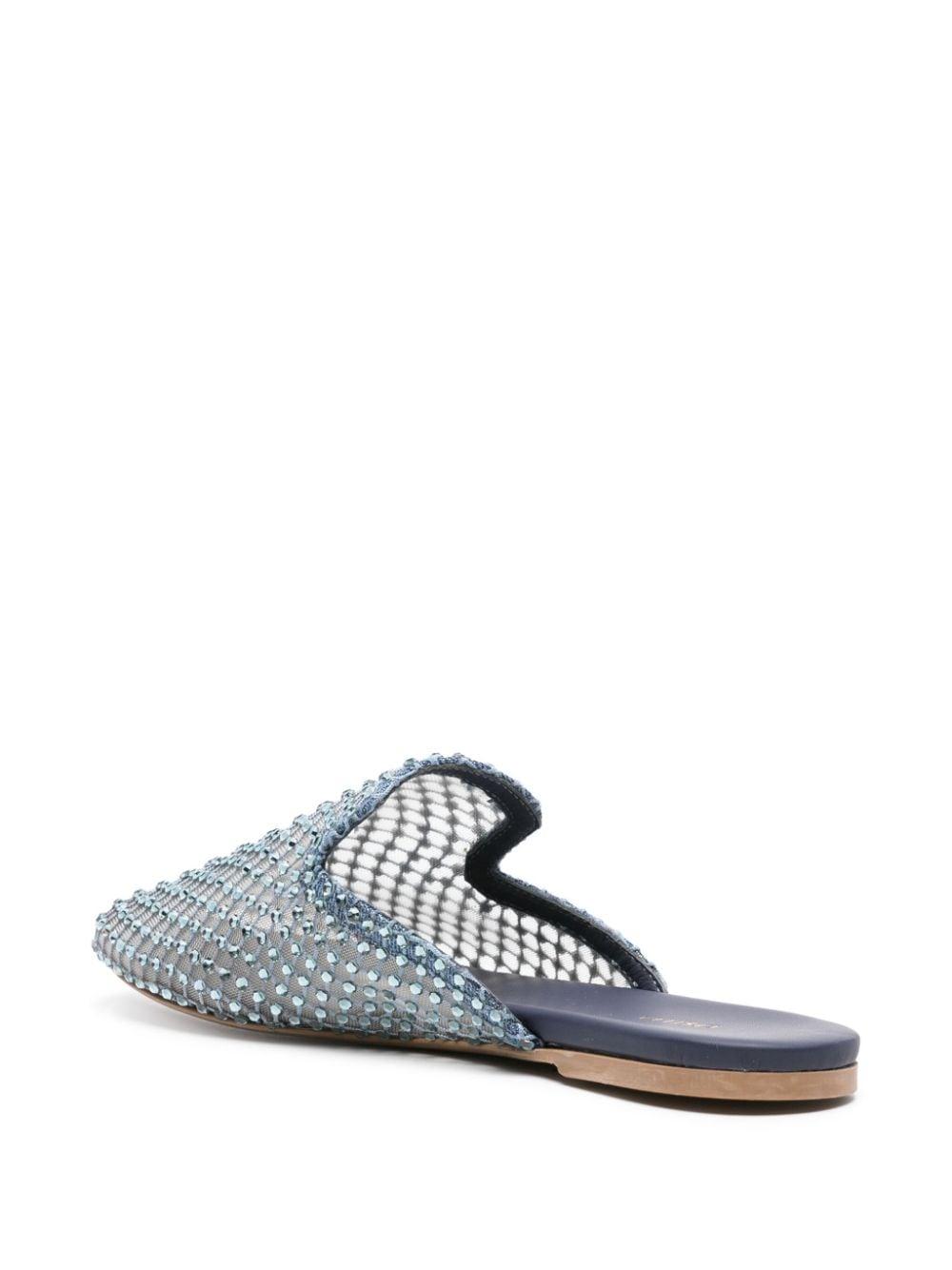 Gilda crystal-embellished mules