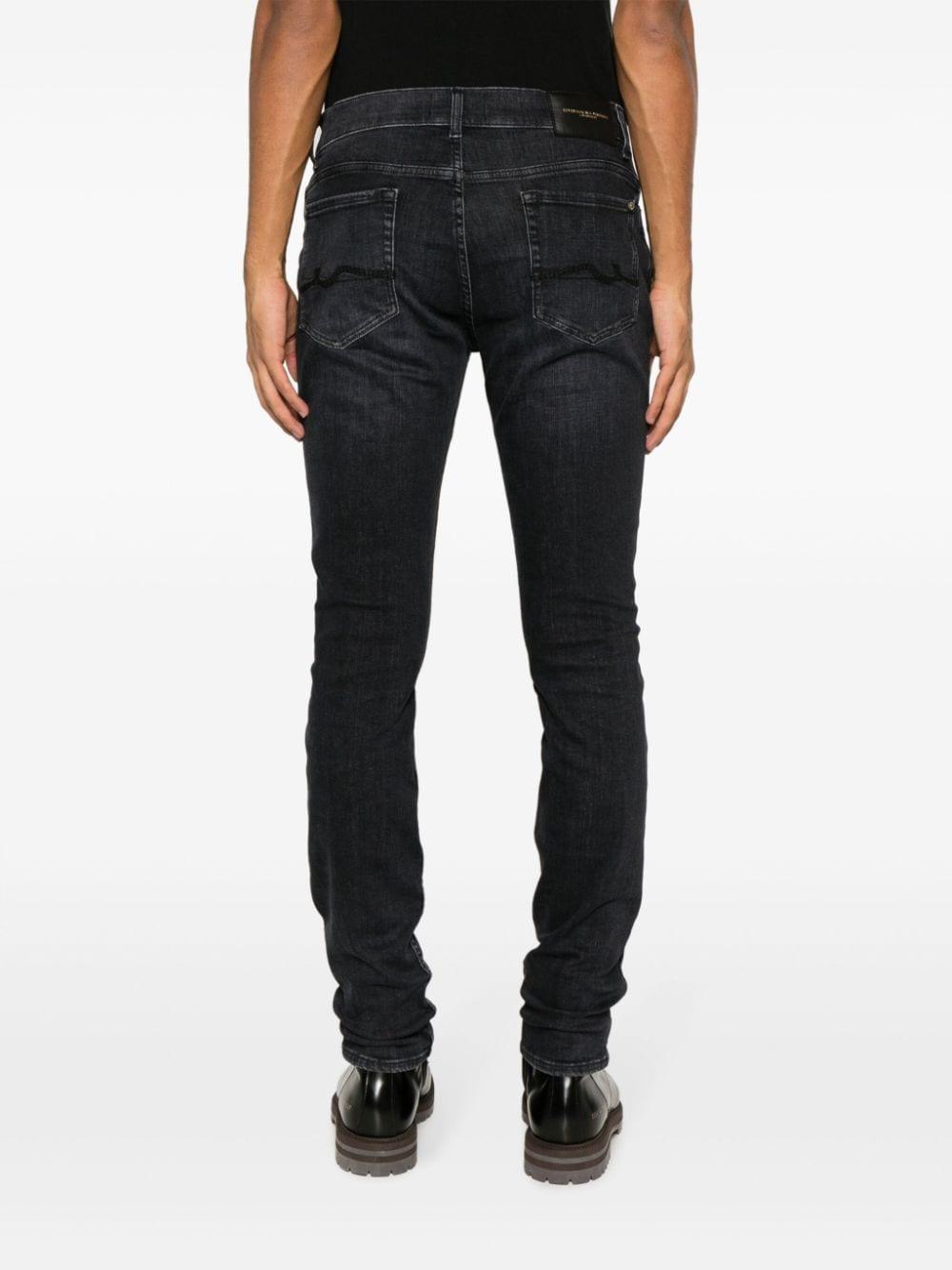 mid-rise skinny jeans