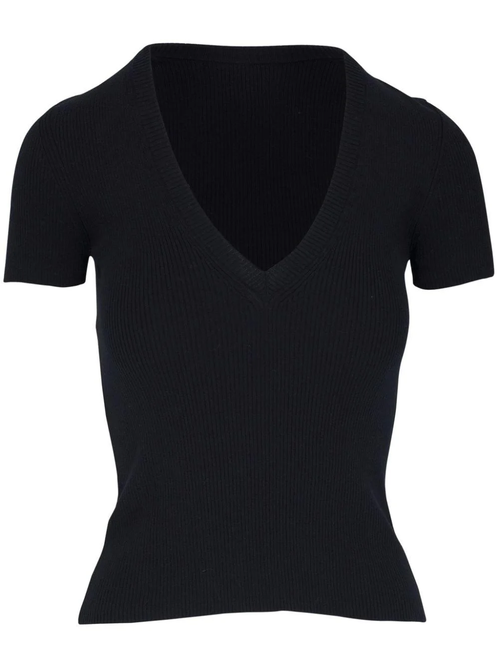 V-neck cotton T-shirt 