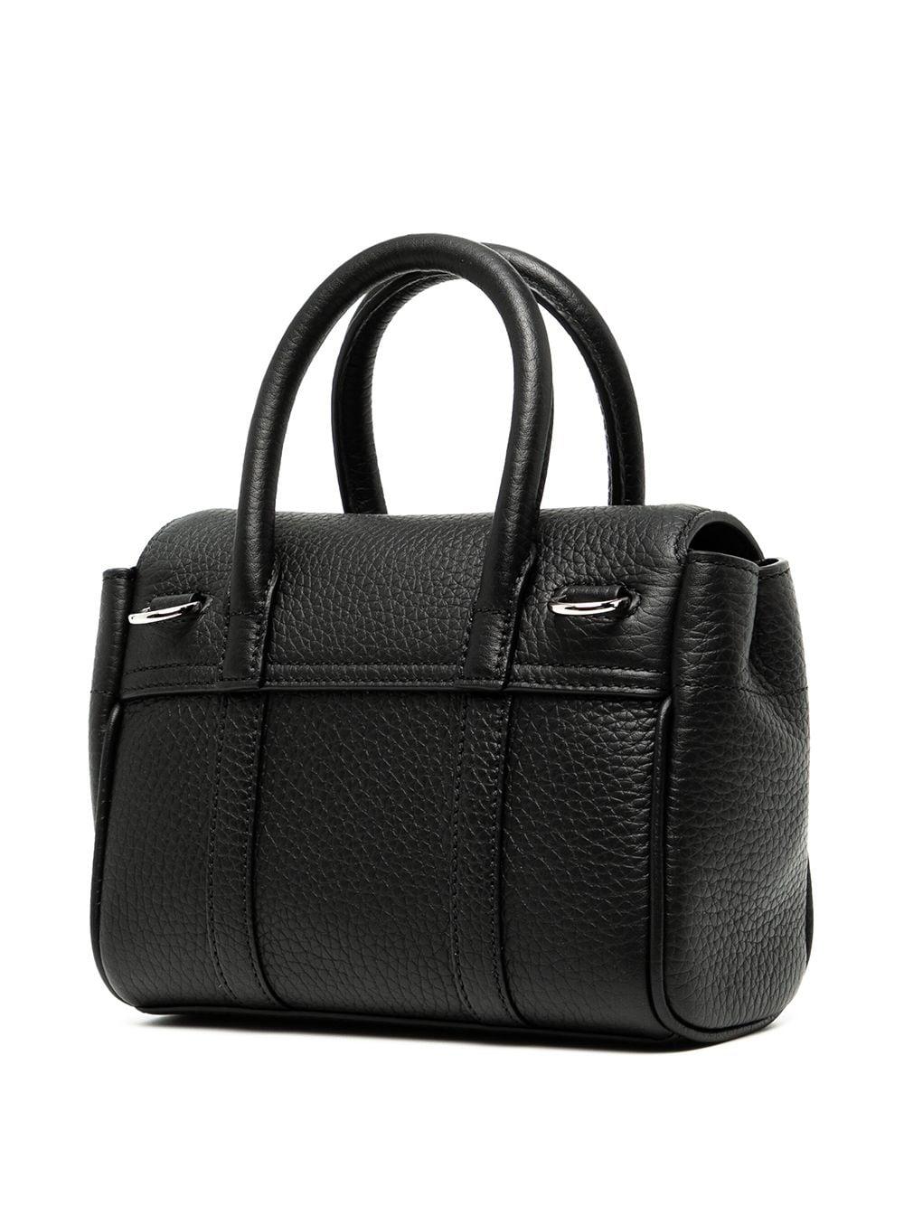 mini Bayswater heavy grain leather satchel