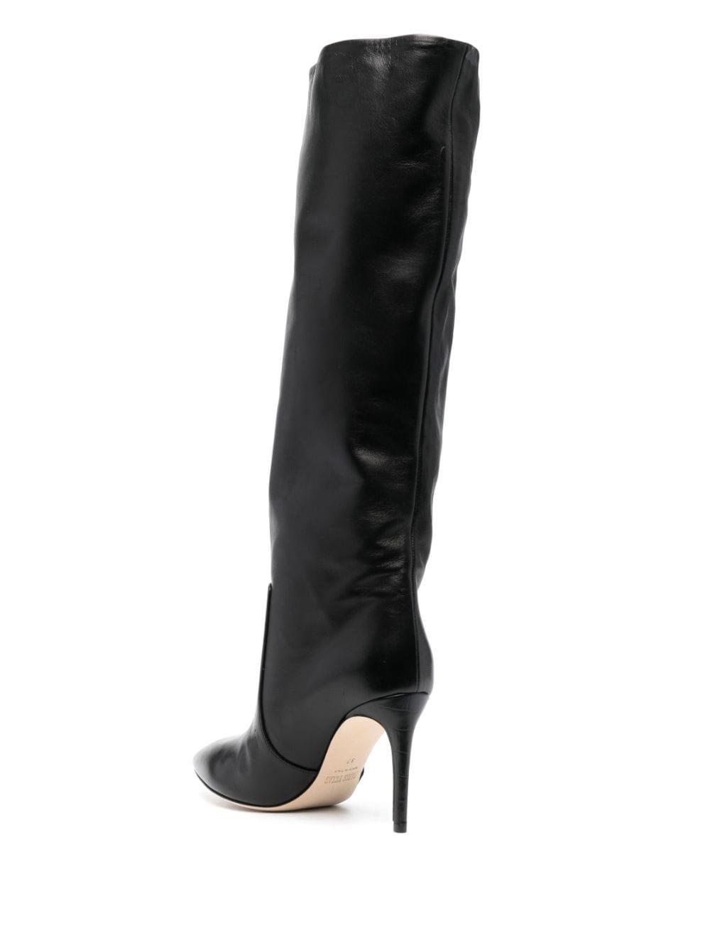 Stiletto 85mm leather boots