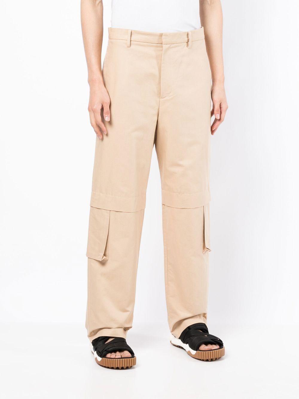 Worker straight-leg cargo trousers