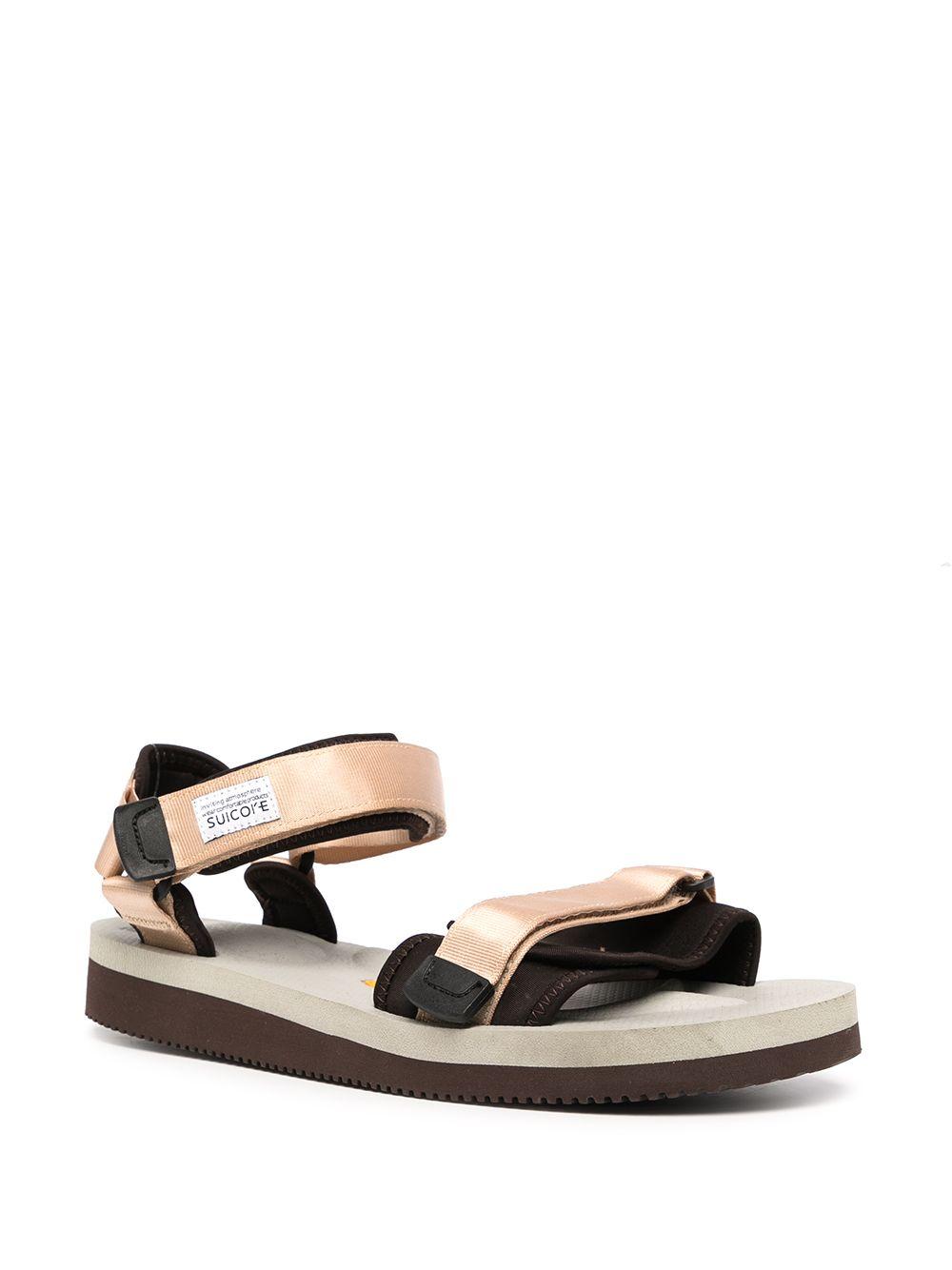 Cel-V touch-strap sandals