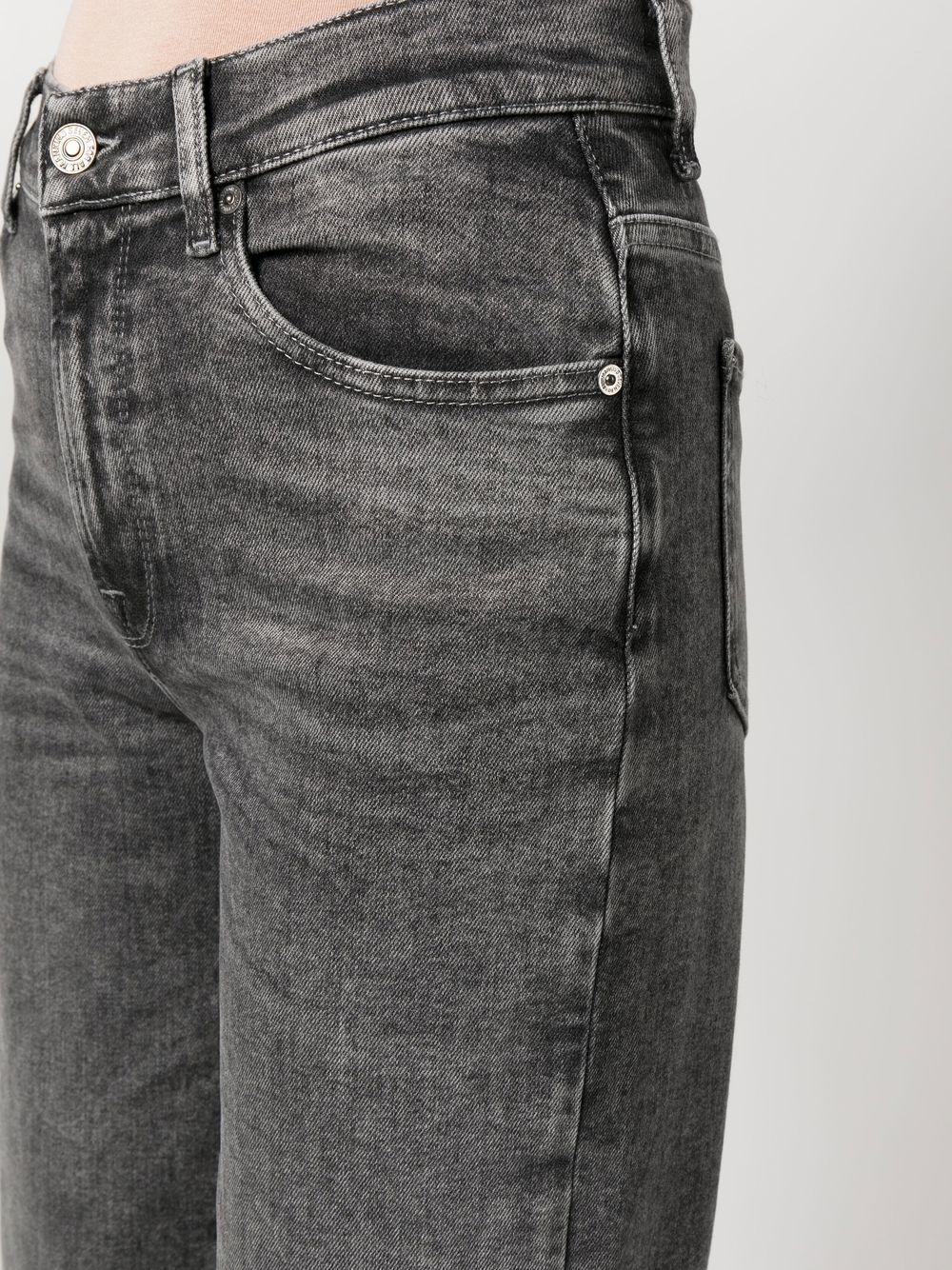 mid-rise cropped jeans