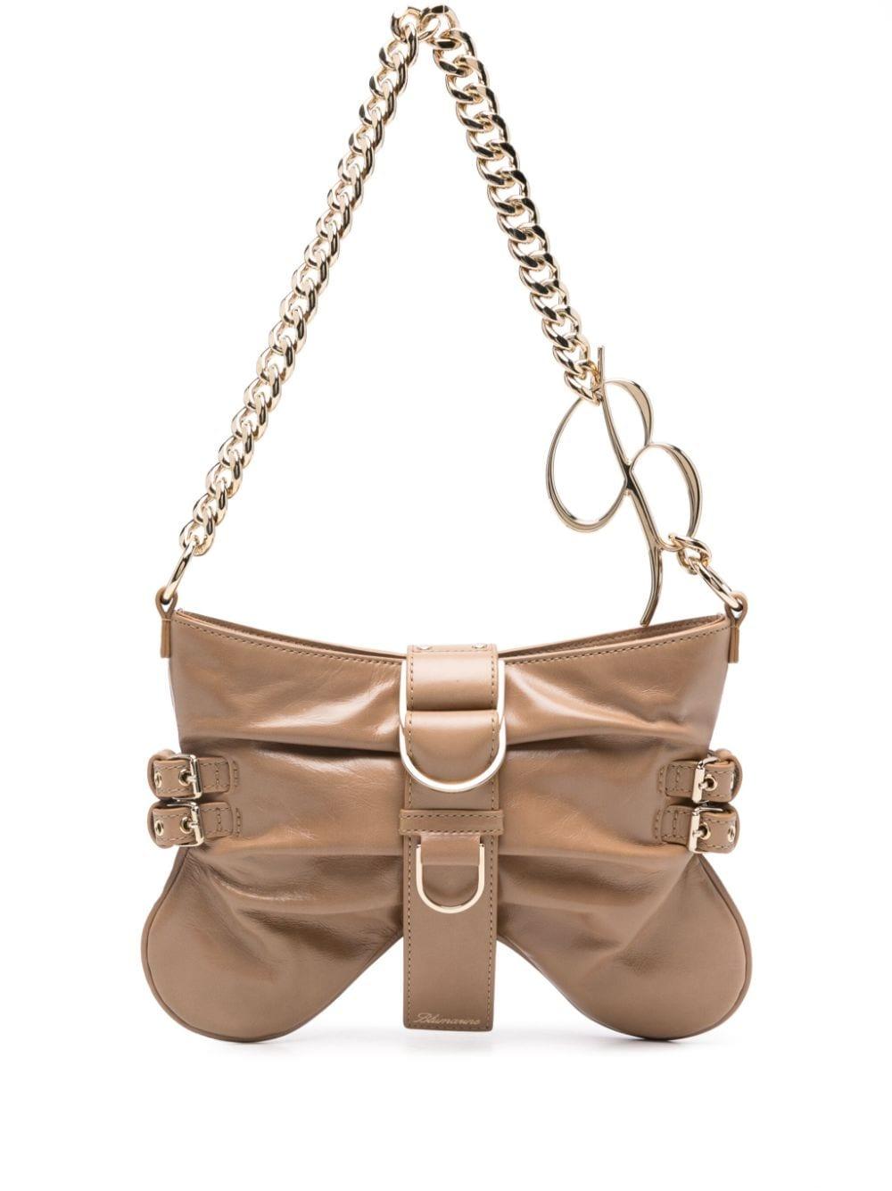 medium Butterfly leather shoulder bag