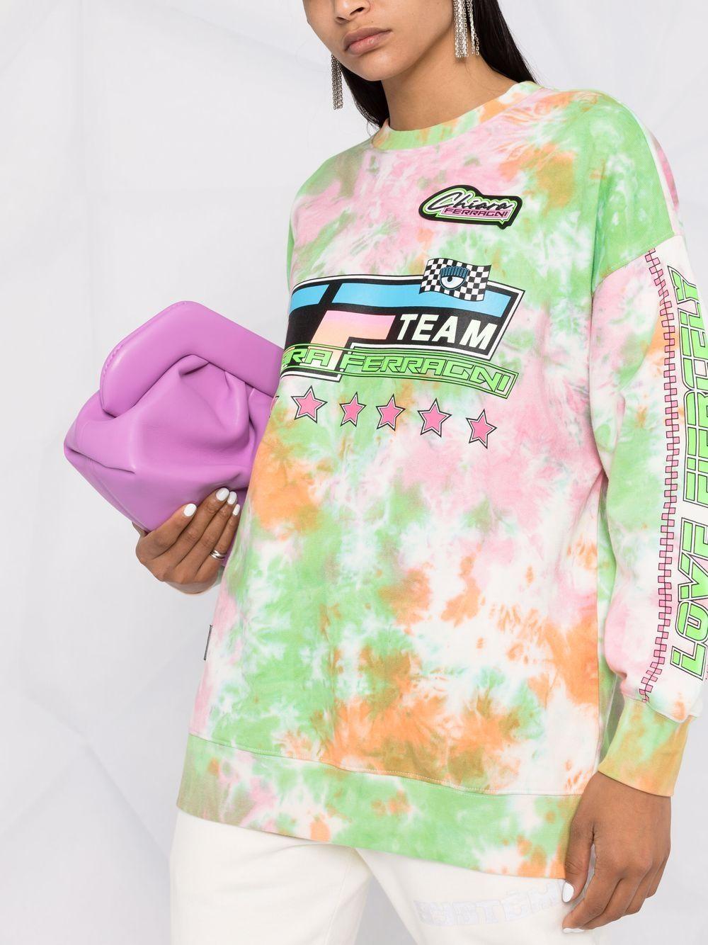 Team tie-dye sweatshirt