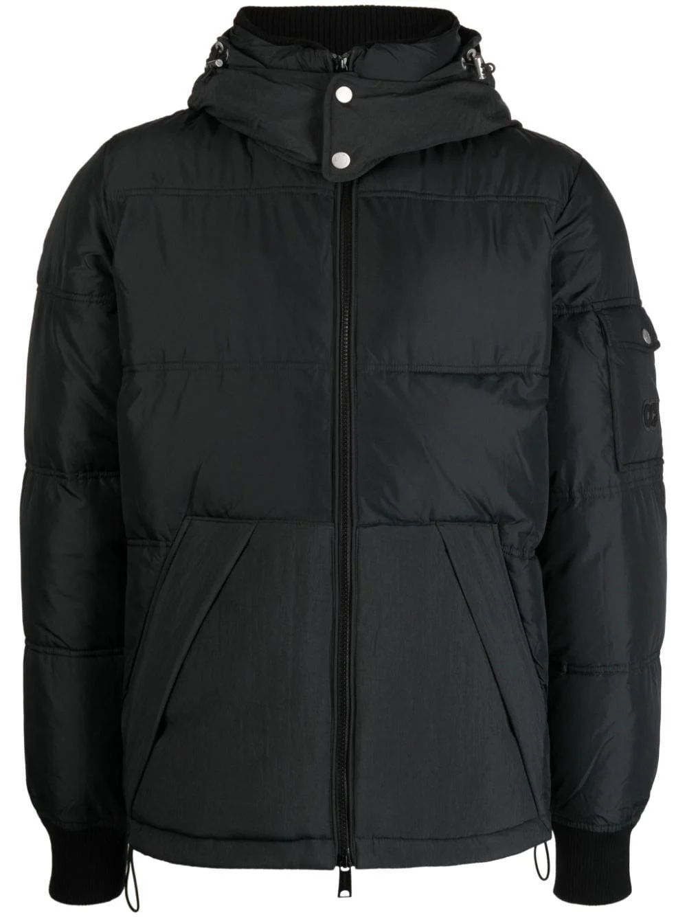 hooded padded jacket