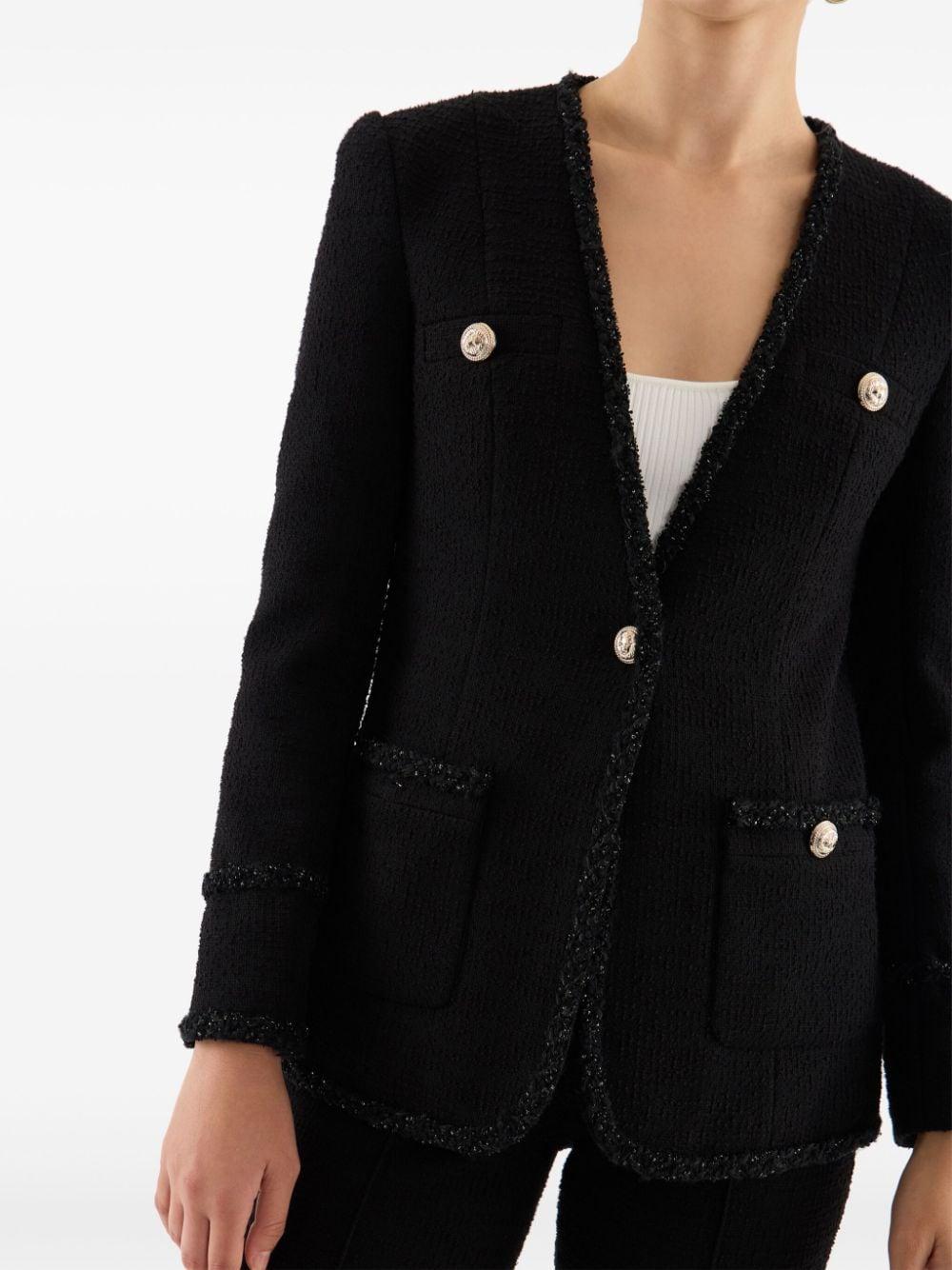 single-breasted blazer