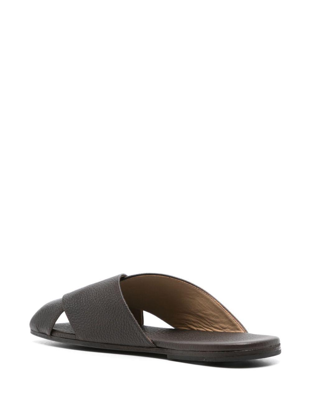 Spatola leather sandals