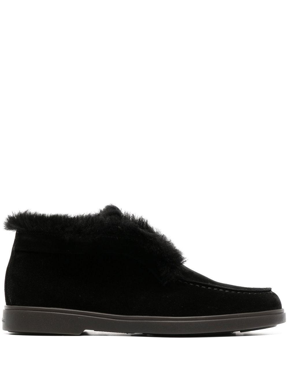 slip-on shearling loafers