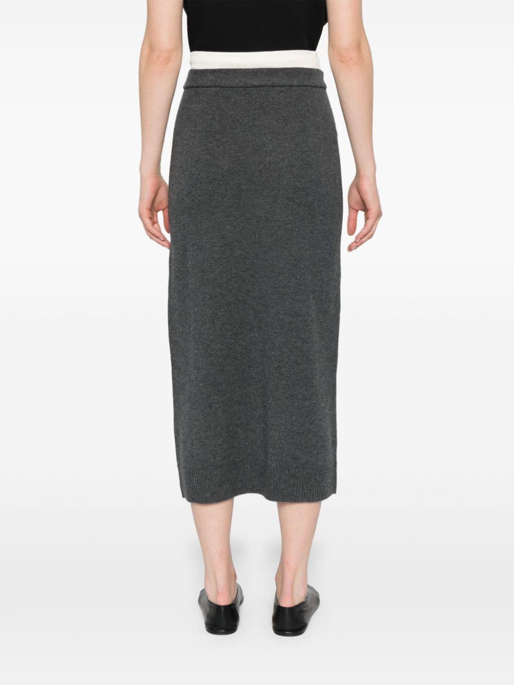 Susana knitted midi skirt