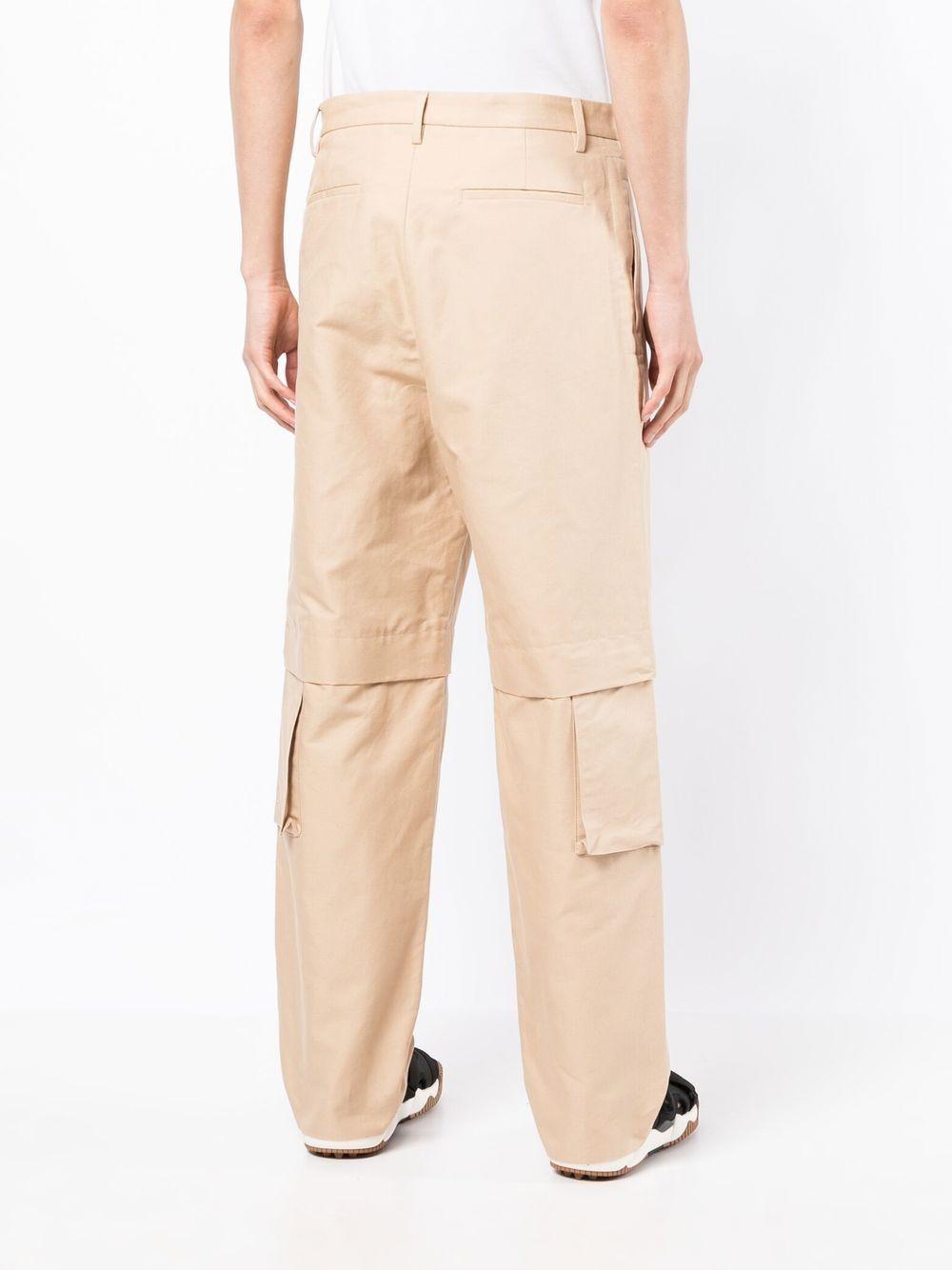 Worker straight-leg cargo trousers