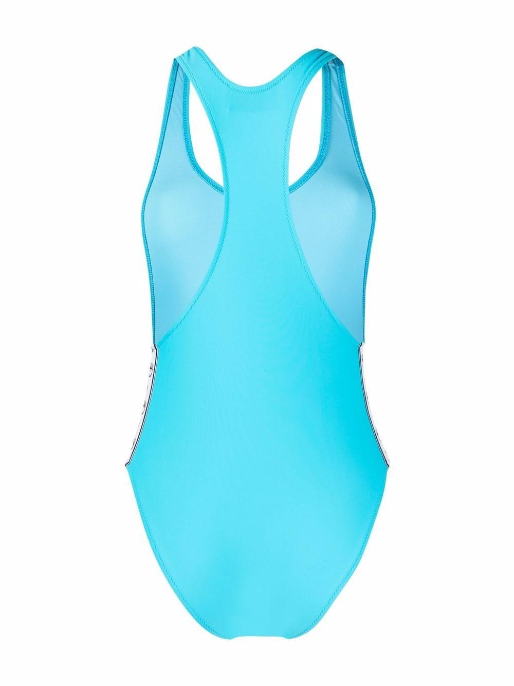 Logomania sleeveless swimsuit 